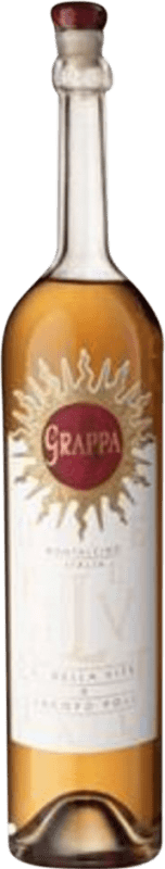 55,95 € Envio grátis | Aguardente Grappa Luce della Vite Invecchiata im Barrique Gereift Itália Merlot, Nebbiolo Garrafa Medium 50 cl