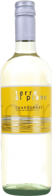 8,95 € Бесплатная доставка | Белое вино Terre al Piano I.G.T. Veneto Венето Италия Chardonnay бутылка 75 cl