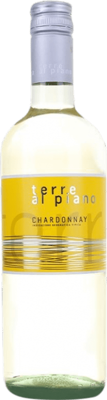 12,95 € Envío gratis | Vino Blanco Terre al Piano I.G.T. Veneto Veneto Italia Chardonnay 75 cl
