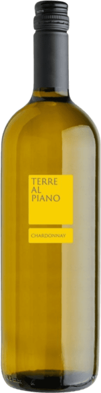 14,95 € Spedizione Gratuita | Vino Bianco Terre al Piano I.G.T. Veneto Veneto Italia Chardonnay 1 L