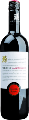 9,95 € Kostenloser Versand | Rotwein Campo di Sasso Rosso I.G.T. Puglia Apulien Italien Nebbiolo, Negroamaro Flasche 75 cl