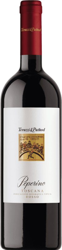 16,95 € Бесплатная доставка | Красное вино Teruzzi & Puthod Peperino I.G.T. Toscana Тоскана Италия Sangiovese — Санджовезе 75 cl