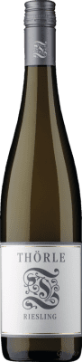 15,95 € Envío gratis | Vino Blanco Thörle Seco Q.b.A. Rheinhessen Rheinhessen Alemania Riesling Botella 75 cl