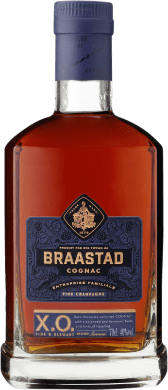 49,95 € Бесплатная доставка | Коньяк Tiffon Braastad XO A.O.C. Cognac Норвегия бутылка 70 cl