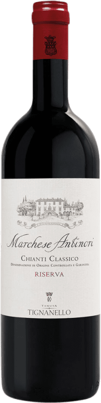 254,95 € 免费送货 | 红酒 Antinori Tignanello Marchese Antinori 预订 D.O.C.G. Chianti Classico 意大利 Cabernet Sauvignon, Sangiovese 瓶子 Jéroboam-双Magnum 3 L