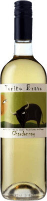 5,95 € Envoi gratuit | Vin blanc Torito Bravo D.O. Cariñena Aragon Espagne Chardonnay Bouteille 75 cl