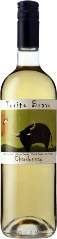 5,95 € Бесплатная доставка | Белое вино Torito Bravo D.O. Cariñena Арагон Испания Chardonnay — Шардоне Бутылка 75 cl