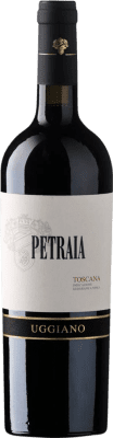 27,95 € Free Shipping | Red wine Uggiano Petraia I.G.T. Toscana Tuscany Italy Merlot, Cabernet Sauvignon Bottle 75 cl