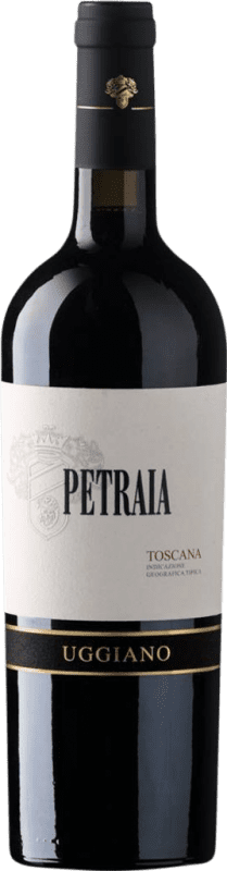 35,95 € Бесплатная доставка | Красное вино Uggiano Petraia I.G.T. Toscana Тоскана Италия Merlot, Cabernet Sauvignon бутылка 75 cl