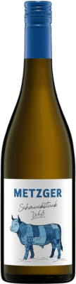 13,95 € 免费送货 | 白葡萄酒 Uli Metzger Schmuckstück Q.b.A. Pfälz 普法尔茨 德国 Sauvignon — 苏维浓 75 cl