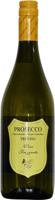 14,95 € Envio grátis | Espumante Branco Val d'Oca. Colli Trevigiani Scudetto Brut — Bruto Frizzante — Meio Espumante D.O.C. Prosecco Treviso Itália Prosecco Garrafa 75 cl