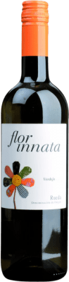 12,95 € Бесплатная доставка | Белое вино Pago de Valdecuevas Flor Innata D.O. Rueda Кастилия-Леон Испания Nebbiolo — Неббиоло, Verdejo — Вердехо Бутылка 75 cl