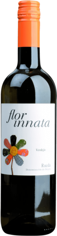 12,95 € Envío gratis | Vino blanco Pago de Valdecuevas Flor Innata D.O. Rueda Castilla y León España Nebbiolo, Verdejo Botella 75 cl