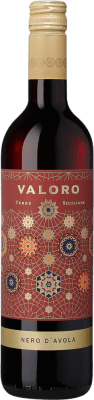 6,95 € Free Shipping | Red wine Valoro Sicilia I.G.T. Terre Siciliane Sicily Italy Nero d'Avola Bottle 75 cl