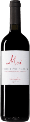 6,95 € Бесплатная доставка | Красное вино Varvaglione Moi I.G.T. Puglia Апулия Италия Primitivo бутылка 75 cl