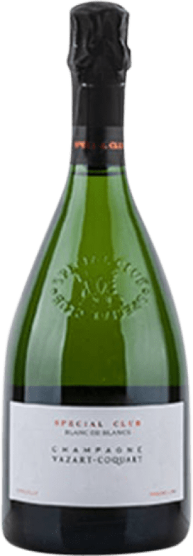 79,95 € 免费送货 | 白起泡酒 Vazart Coquart Club Chouilly Extra Brut — 特干型起泡酒 Grand Cru, 特别, Blanc de Blancs A.O.C. Champagne 香槟酒 法国 Chardonnay — 莎当妮 瓶装 75 cl