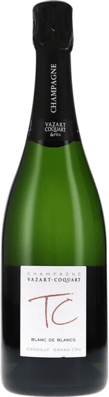 128,95 € 免费送货 | 白起泡酒 Vazart Coquart TC Blanc de Blancs Chouilly Grand Cru 额外的香味 A.O.C. Champagne 香槟酒 法国 Chardonnay 瓶子 75 cl