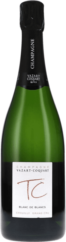 128,95 € 免费送货 | 白起泡酒 Vazart Coquart TC Chouilly Extra Brut — 特干型起泡酒 Grand Cru, Blanc de Blancs A.O.C. Champagne 香槟酒 法国 Chardonnay — 莎当妮 瓶装 75 cl