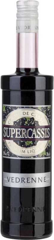 32,95 € Envío gratis | Crema de Licor Védrenne Supercassis Crème de Cassis A.O.C. Nuits-Saint-Georges Borgoña Francia Botella 70 cl