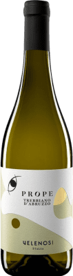 16,95 € 免费送货 | 白酒 Velenosi D.O.C. Trebbiano d'Abruzzo 意大利 Trebbiano 瓶子 75 cl