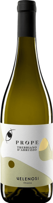 16,95 € 免费送货 | 白酒 Velenosi D.O.C. Trebbiano d'Abruzzo 意大利 Trebbiano 瓶子 75 cl