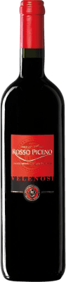 13,95 € Spedizione Gratuita | Vino Rosso Velenosi D.O.C. Rosso Piceno Marcas Italia Montepulciano, Nebbiolo 75 cl
