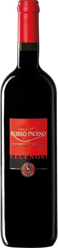 12,95 € Free Shipping | Red wine Velenosi D.O.C. Rosso Piceno Marcas Italy Montepulciano, Nebbiolo Bottle 75 cl