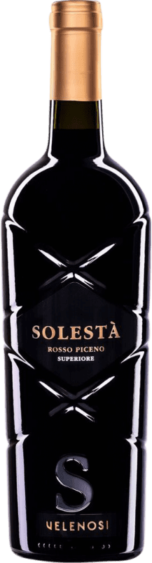 21,95 € Бесплатная доставка | Красное вино Velenosi Solestà Superiore D.O.C. Rosso Piceno Marcas Италия Montepulciano, Nebbiolo бутылка 75 cl