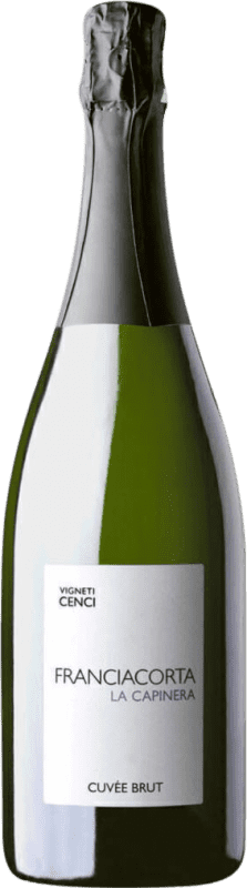 38,95 € Free Shipping | White sparkling Vigneti Cenci La Capinera Brut D.O.C.G. Franciacorta Lombardia Italy Bottle 75 cl