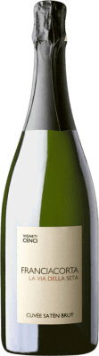 41,95 € Spedizione Gratuita | Spumante bianco Vigneti Cenci La Via della Seta D.O.C.G. Franciacorta lombardia Italia Bottiglia 75 cl