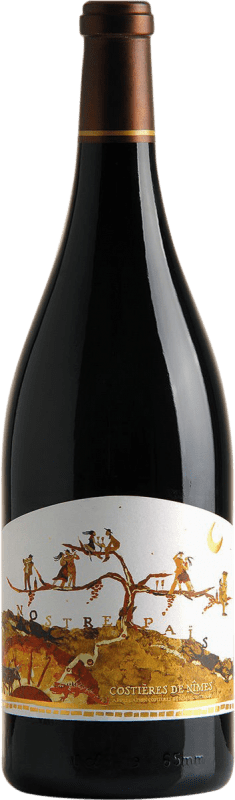 44,95 € 送料無料 | 赤ワイン Domaine Gassier Nostre Pais Rouge A.O.C. Costières de Nîmes ローヌ フランス Grenache, Carignan, Nebbiolo, Mourvèdre, Cinsault マグナムボトル 1,5 L