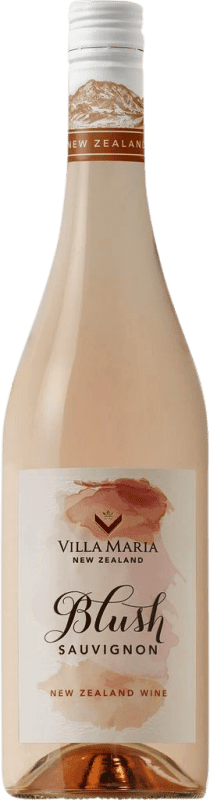 15,95 € Бесплатная доставка | Розовое вино Villa Maria Blush I.G. Marlborough Марлборо Новая Зеландия Merlot, Sauvignon White бутылка 75 cl