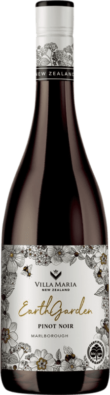 27,95 € Envio grátis | Vinho Tinto Villa Maria Earth Garden I.G. Marlborough Marlborough Nova Zelândia Pinot Noir 75 cl