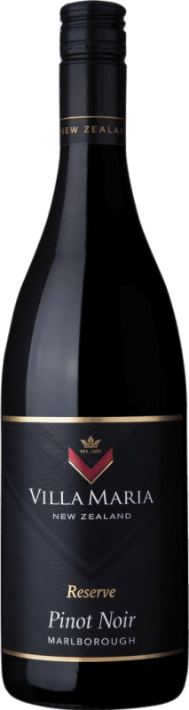 29,95 € Kostenloser Versand | Rotwein Villa Maria Reserve — Gereift I.G. Marlborough Marlborough Neuseeland Pinot Noir — Spätburgunder Flasche 75 cl