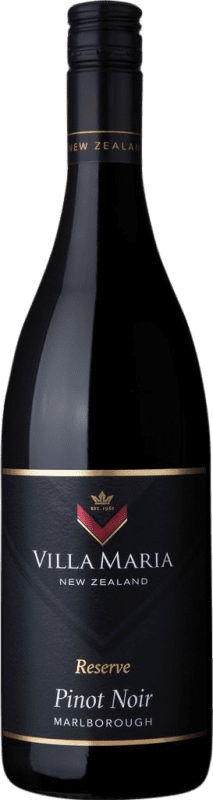 29,95 € Envio grátis | Vinho tinto Villa Maria Reserva I.G. Marlborough Marlborough Nova Zelândia Pinot Preto Garrafa 75 cl