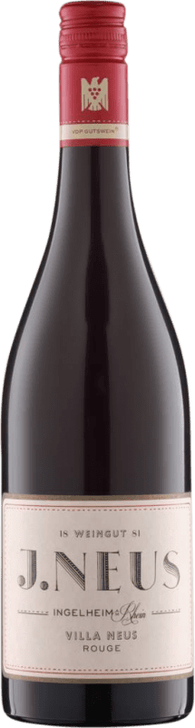 10,95 € Kostenloser Versand | Rotwein Villa Neus Rouge Trocken V.D.P. Gutswein Rheinhessen Deutschland Merlot, Cabernet Sauvignon, Spätburgunder Flasche 75 cl