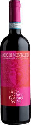 19,95 € Free Shipping | Red wine Poggio Salvi D.O.C. Rosso di Montalcino Tuscany Italy Sangiovese Bottle 75 cl