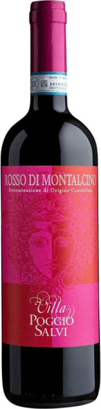 19,95 € Free Shipping | Red wine Poggio Salvi D.O.C. Rosso di Montalcino Tuscany Italy Sangiovese Bottle 75 cl