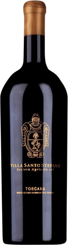 218,95 € Kostenloser Versand | Rotwein Villa Santo Stefano I.G.T. Toscana Toskana Italien Cabernet Franc Magnum-Flasche 1,5 L