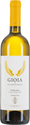 19,95 € Envio grátis | Vinho branco Villa Santo Stefano Gioia I.G.T. Toscana Tuscany Itália Vermentino Garrafa 75 cl