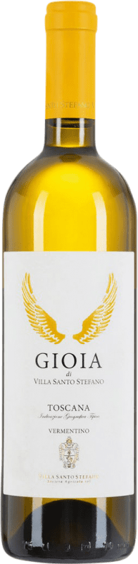 24,95 € Envío gratis | Vino Blanco Villa Santo Stefano Gioia I.G.T. Toscana Toscana Italia Vermentino 75 cl