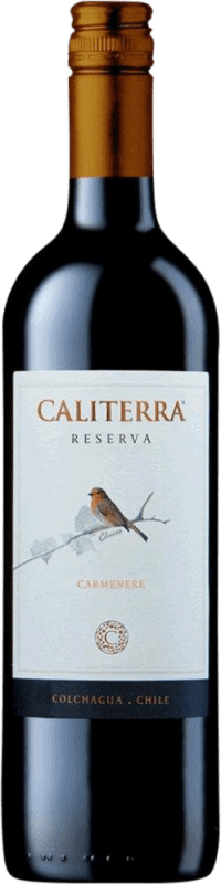 12,95 € Spedizione Gratuita | Vino Rosso Viña Caliterra Riserva I.G. Valle de Colchagua Colchagua Valley Chile Carmenère 75 cl