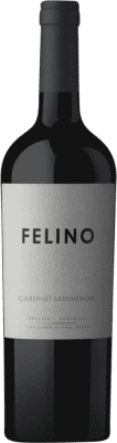 19,95 € 免费送货 | 红酒 Vina Cobos Felino I.G. Mendoza 门多萨 阿根廷 Cabernet Sauvignon 瓶子 75 cl