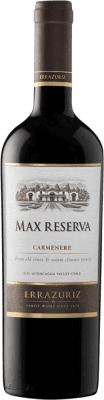 19,95 € 送料無料 | 赤ワイン Viña Errazuriz Max 予約 I.G. Valle del Aconcagua アコンカグアバレー チリ Carmenère ボトル 75 cl