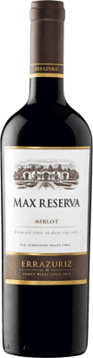 23,95 € 免费送货 | 红酒 Viña Errazuriz Max 预订 I.G. Valle del Aconcagua 阿空加瓜谷 智利 Merlot 瓶子 75 cl