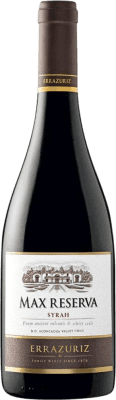 22,95 € 免费送货 | 红酒 Viña Errazuriz Max 预订 I.G. Valle del Aconcagua 阿空加瓜谷 智利 Syrah 瓶子 75 cl