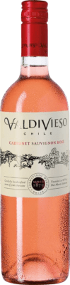 8,95 € Kostenloser Versand | Rosé-Wein Valdivieso Rosé I.G. Valle Central Zentrales Tal Chile Cabernet Sauvignon Flasche 75 cl