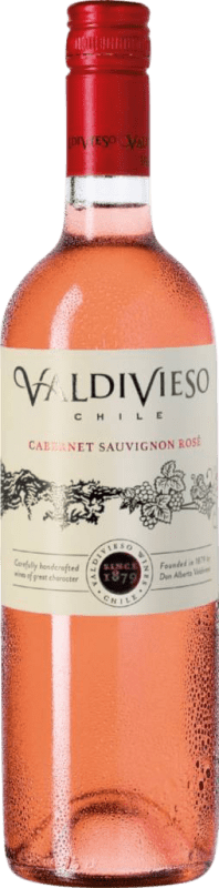 10,95 € Kostenloser Versand | Roséwein Valdivieso Rosé I.G. Valle Central Zentrales Tal Chile Cabernet Sauvignon 75 cl