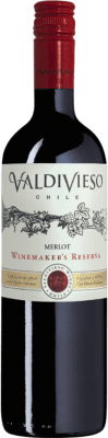 15,95 € Бесплатная доставка | Красное вино Valdivieso Резерв D.O. Valle de Curicó Valle de Curicó Чили Merlot бутылка 75 cl