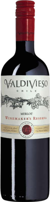 18,95 € Бесплатная доставка | Красное вино Valdivieso Резерва D.O. Valle de Curicó Valle de Curicó Чили Merlot — Мерло 75 cl
